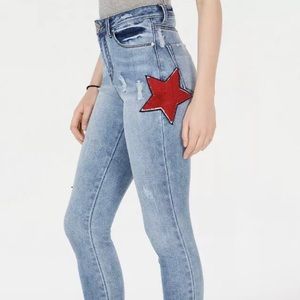 Fashion Ankle Star Jeans